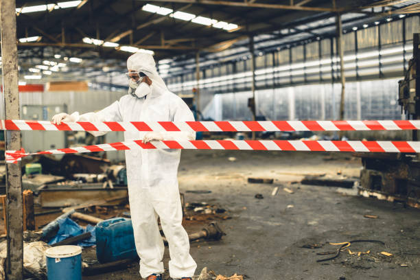 Professional Biohazard technician working in Orleans, MA